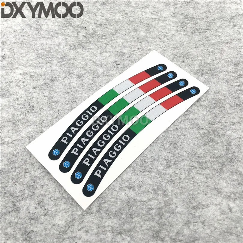 Italia 10~15inch Motorcycle Wheel Sticker Decals forRacing Italy Piaggio Vespa Car Styling | Автомобили и мотоциклы