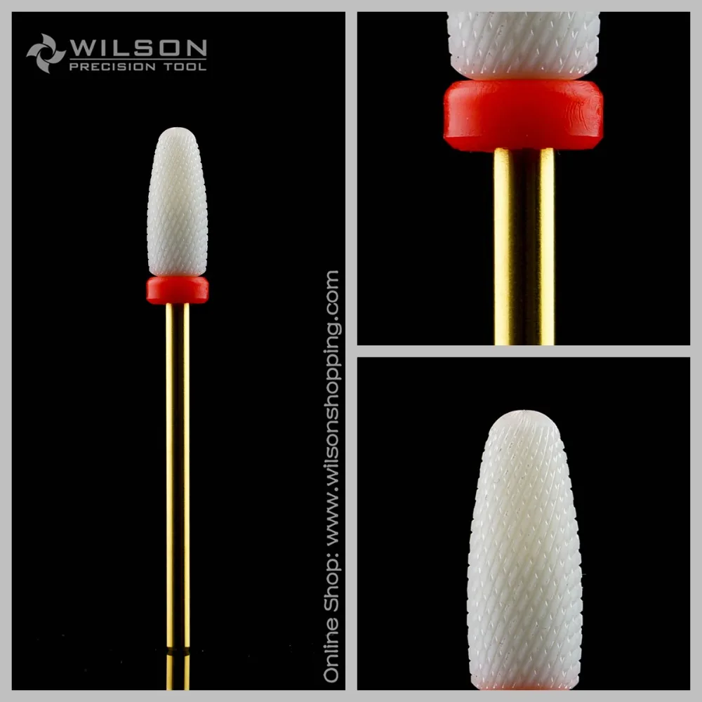 

White Ceramic Nail Drill Bit - Upgrade Flame Bit - Fine