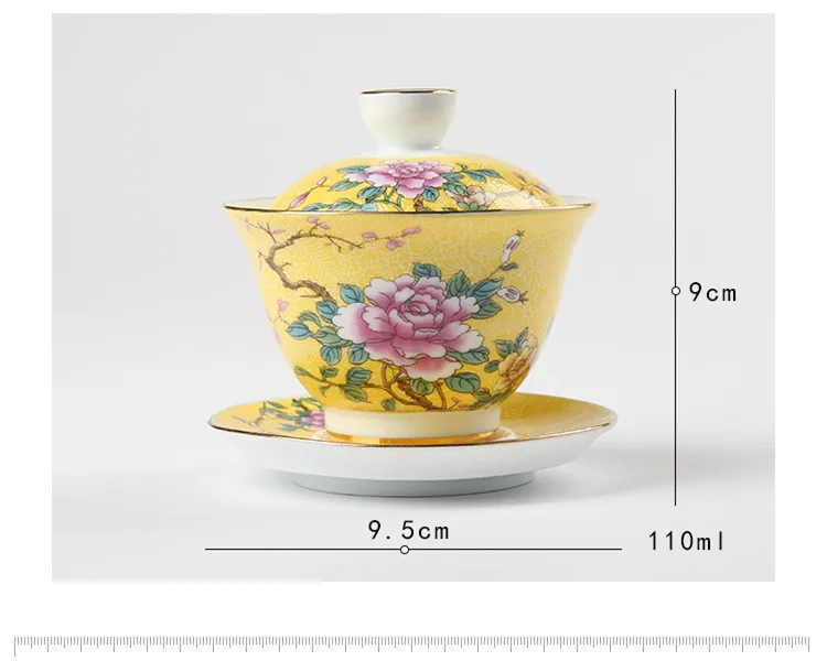 110 мл Ручная Роспись Цзиндэчжэнь Пастельная технология традиционный