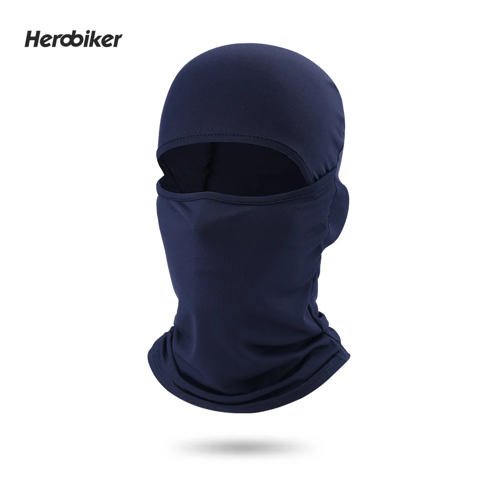 HEROBIKER мотоциклетная маска для лица мото Балаклава для страйкбола пейнтбола велосипедная Лыжная маска дышащая ветрозащитная мотоциклетная маска, 8 цветов