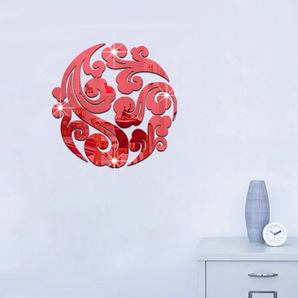 Высококачественная зеркальная настенная паста Xiangyun прикрепленная к украшению