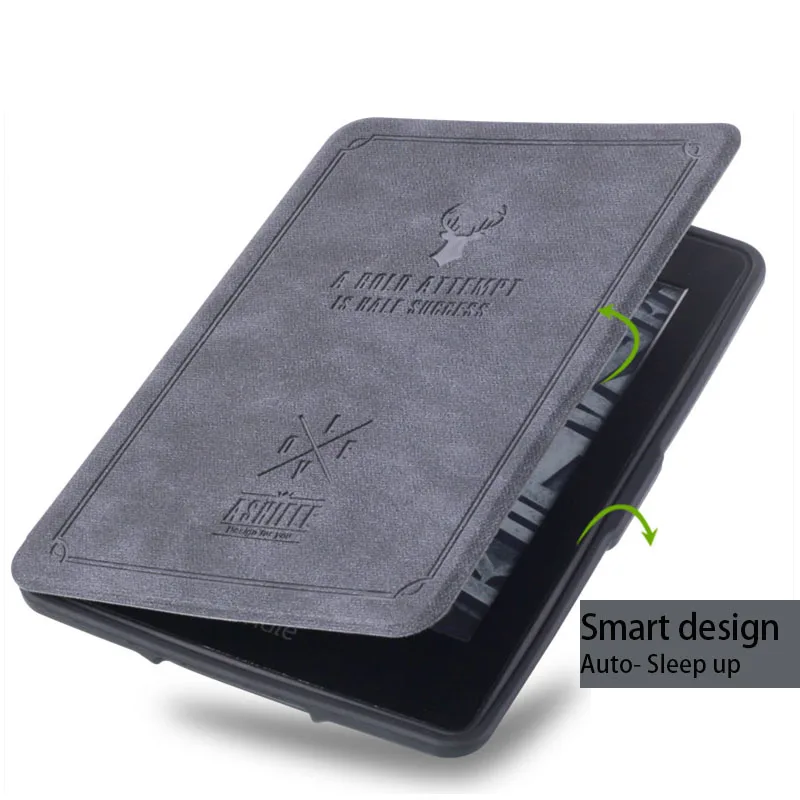 Тонкий чехол для Amazon Kindle Paperwhite 1 2 3 с рисунком оленя из искусственной кожи 123