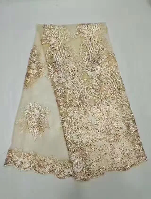 2017 fuchsia Guipure French Lace Fabric High Quality African Tulle With Stone Cheap Nigerian Fabrics For Women | Дом и сад