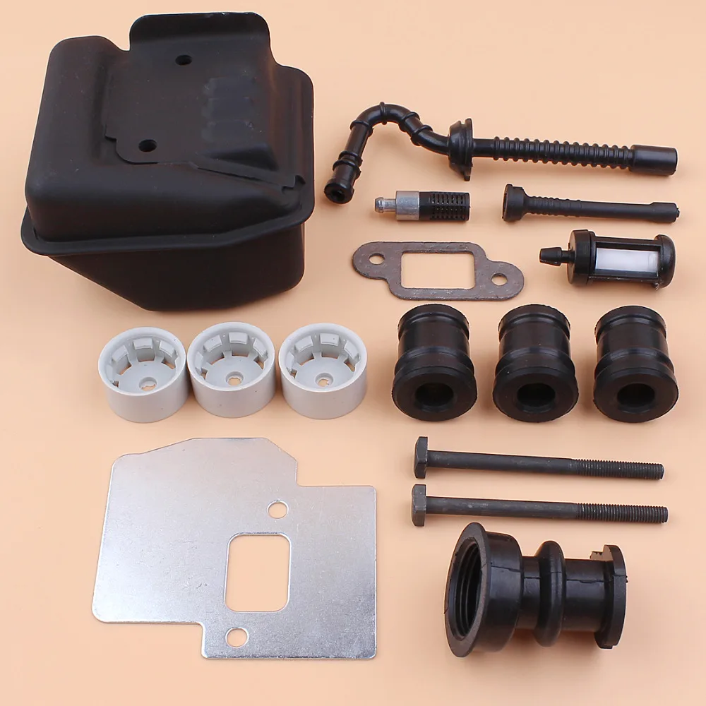Глушитель болт выхлопа буферная крышка топливного масла шланг фильтр комплект