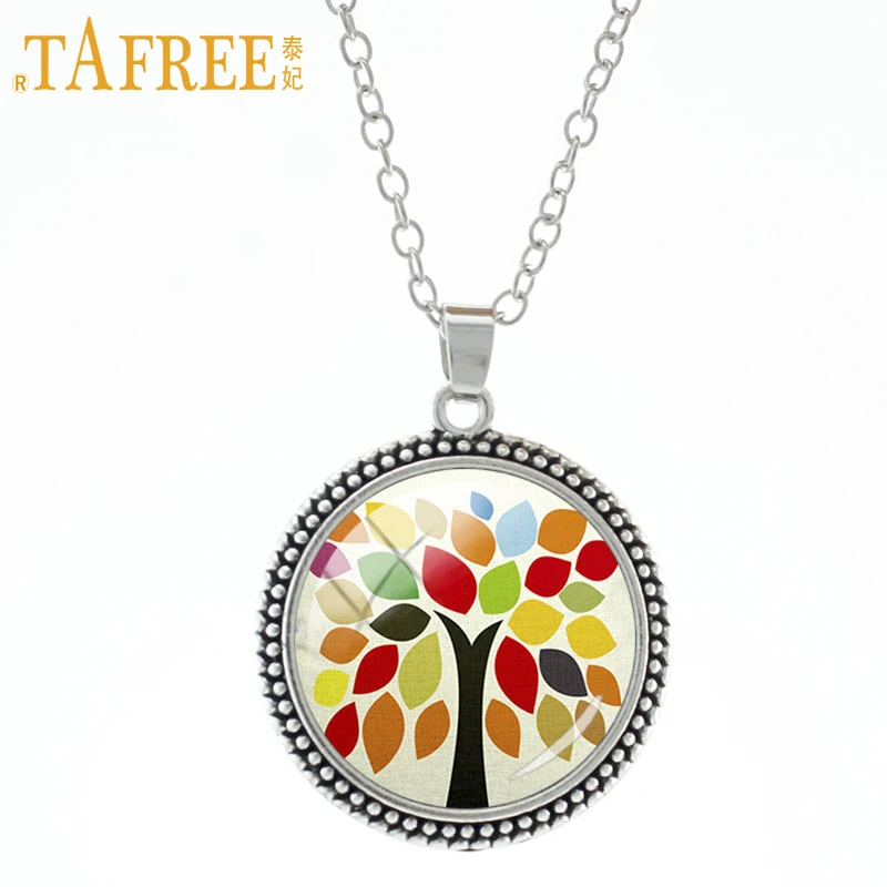 TAFREE богемский стиль Пейсли хиппи мандала кулон ожерелье священный