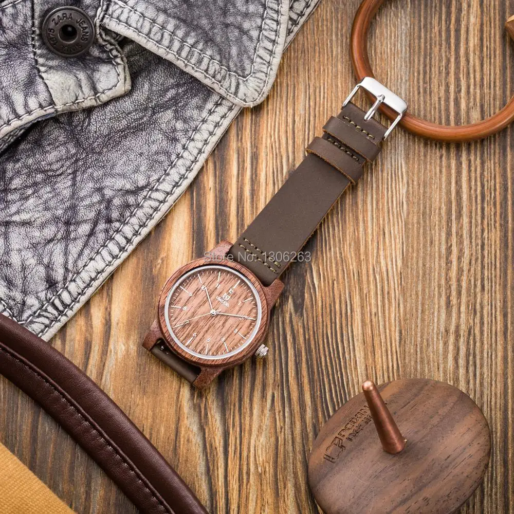 Новое поступление винтажные наручные часы ручной работы из натурального дерева
