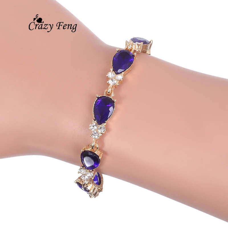 Новые женские украшения модные браслеты золотого цвета браслет цепочка Cz