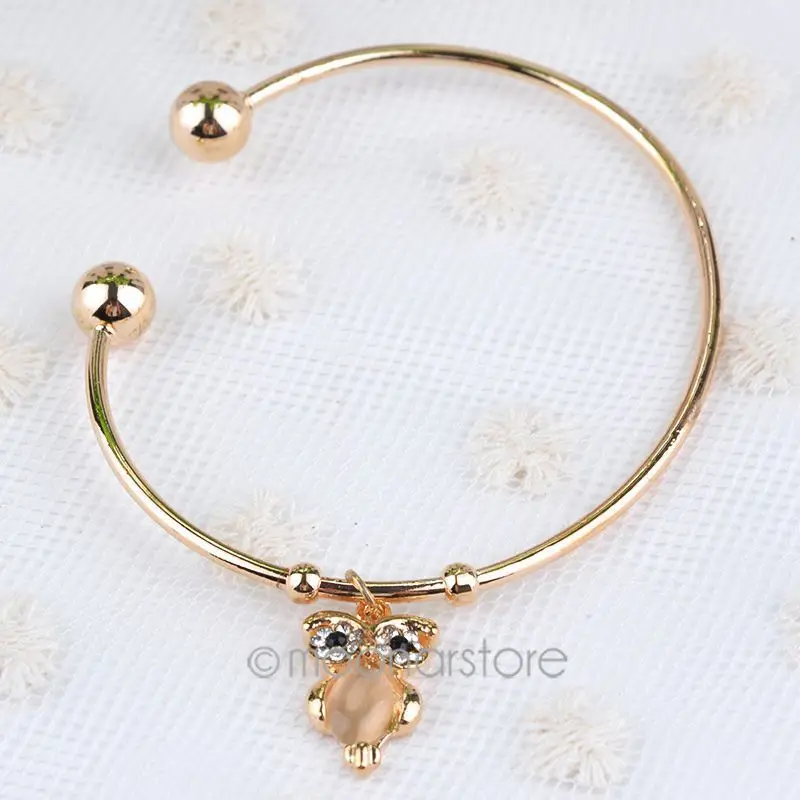 Женские браслеты с подвеской в виде совы винтажные опалом M * MHM596 # M1|bracelets for|bracelets