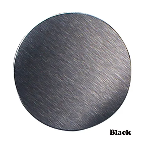 Scrub style black 1 шт. магнитный держатель для мобильного телефона, gps, автомобиля, магнитный держатель, подставка, сменная наклейка, металлическая пластина, используемые аксессуары - Название цвета: Scrub style black