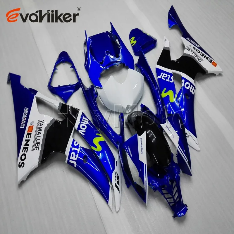 Мотоцикл обтекатель для YZF-R6 2008 2009 2010 2011 2012 2013 2014 2015 2016 синий корпус из АБС комплект