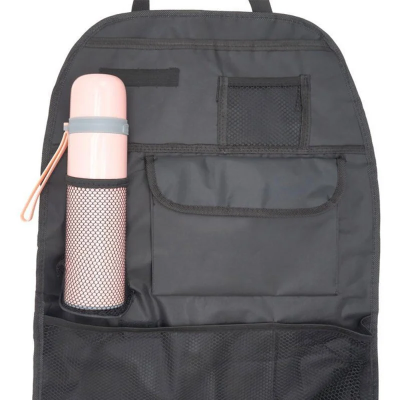 

Universal Waterproof Car Back Seat Organizer Storage Bag Multi Pocket Hanging Pouch Auto Accessories Black