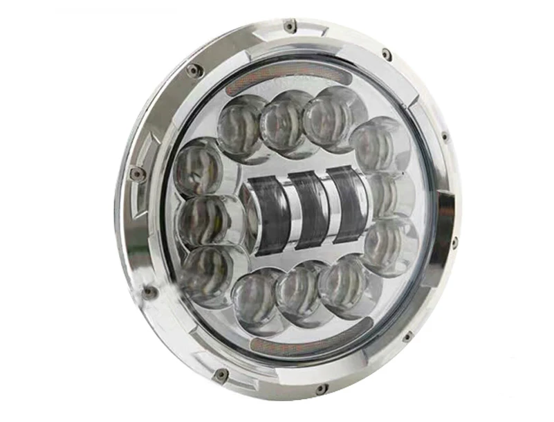 1X7 дюймов светодиодный головной светильник H4 Hi/Low Beam DRL налобный фонарь с поворотником halo светильник для jeep JK Niva VAZ внедорожный Lada 4x4 мотоцикл