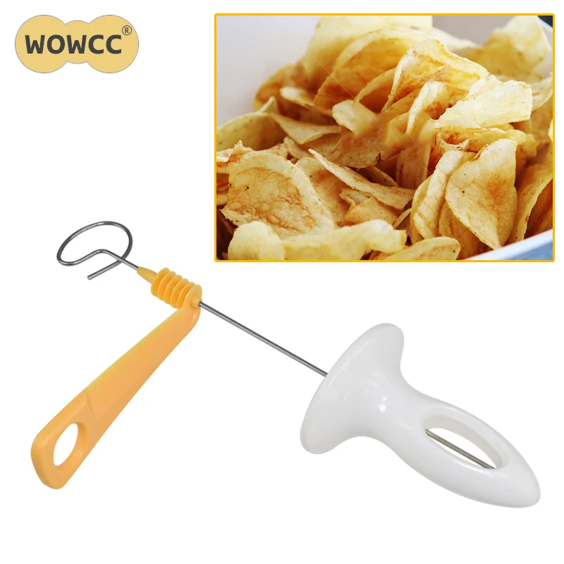 WOWCC 1 комплект Нержавеющая сталь Торнадо, картофель спиральный резак слайсер спираль для картофеля делая спиральный нож Пособия по кулинарии инструменты