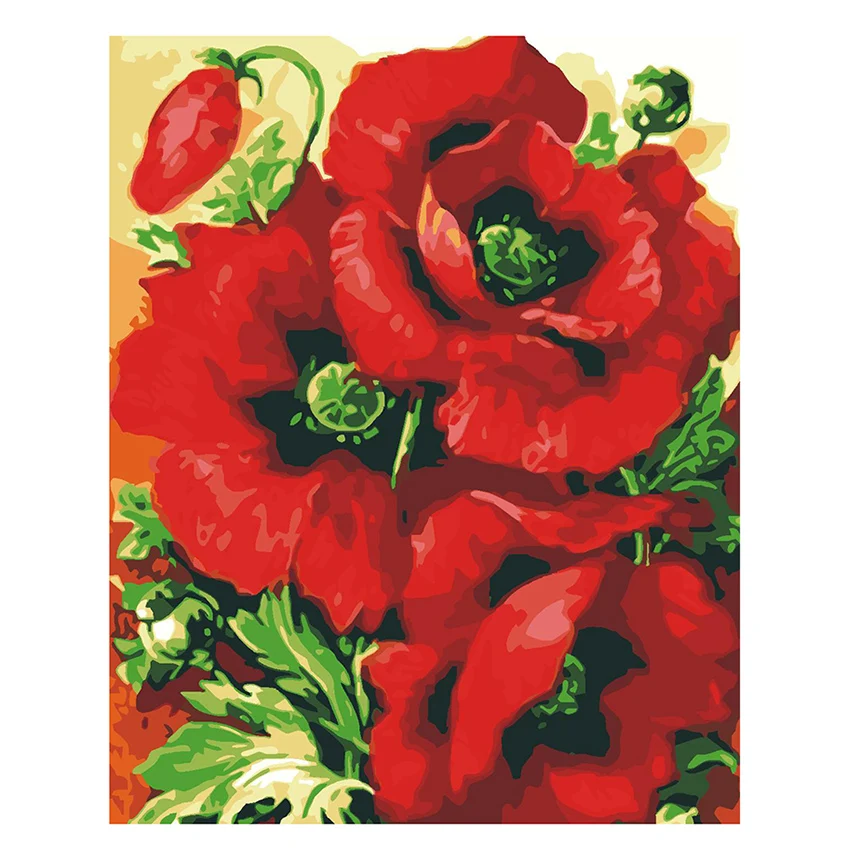 Безрамное новое поступление уникальный подарок цифровая картина маслом на