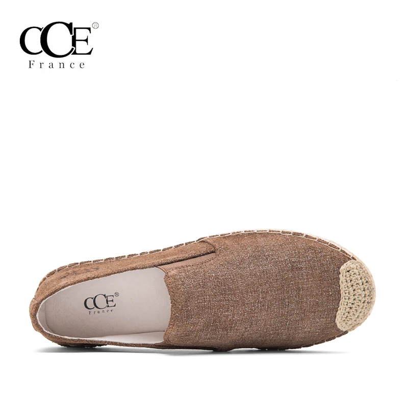 CCE Мода 2017 г. соломы женщины в рыбацком стиле Повседневная обувь Лоферы для женщин