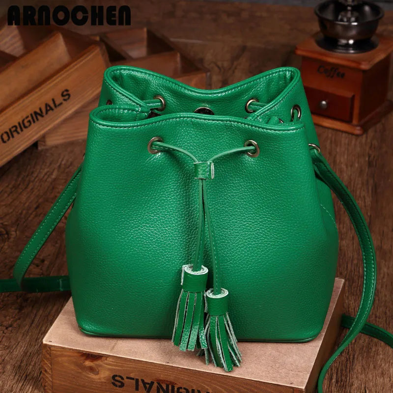 Новинка 2020 модная маленькая сумка мешок женские кожаные сумки через плечо