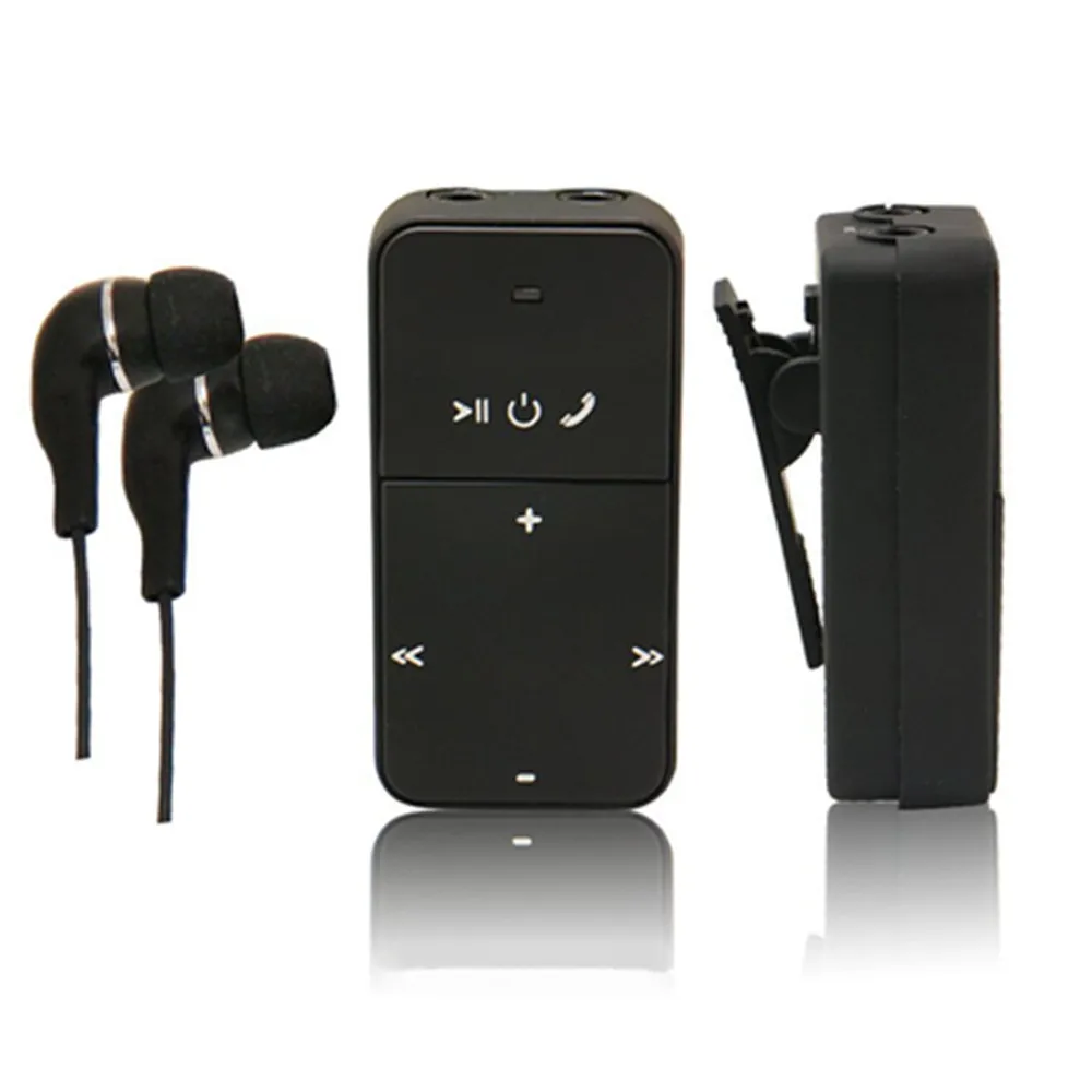 Dual 3.5mm Stereo Bluetooth Headphone Earphone Headset Bluetooth Music Receiver Adapter With Mic For iPhone i Pad