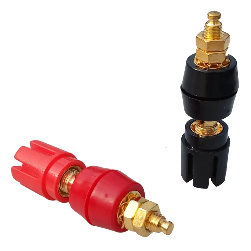 8 шт. 4 мм Позолоченные Hi Fi кабельные разъемы|brass terminal connectors|brass connectorl connector |