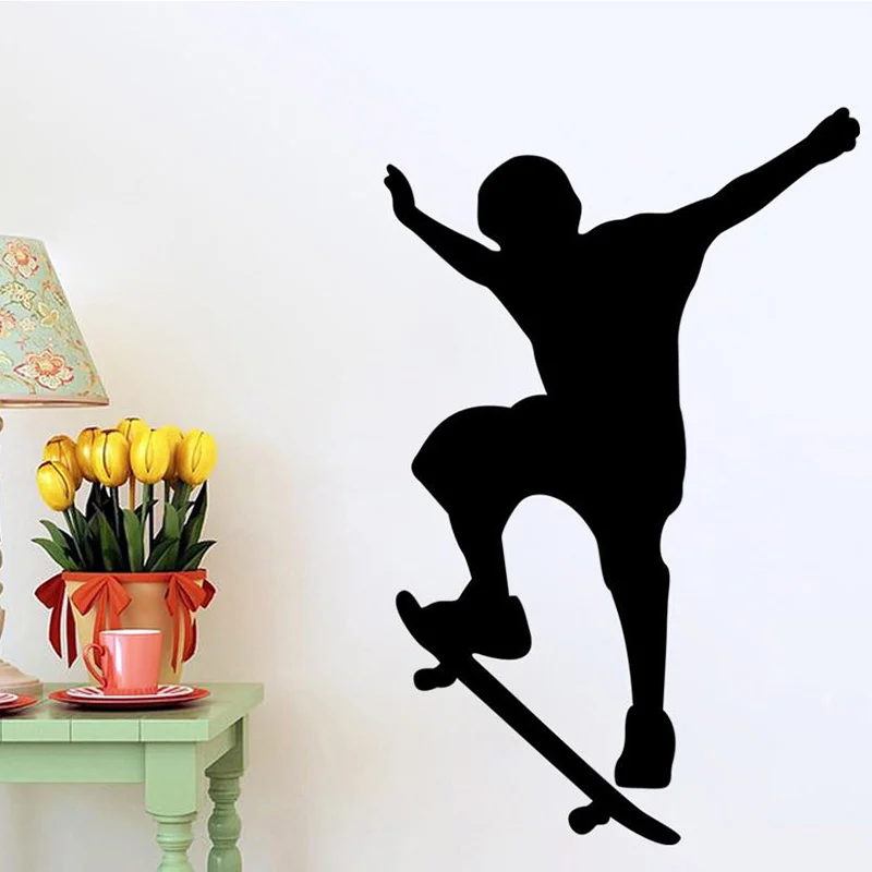 Резная детская Настенная Наклейка Серфинг Мальчик s зеркальная декоративная