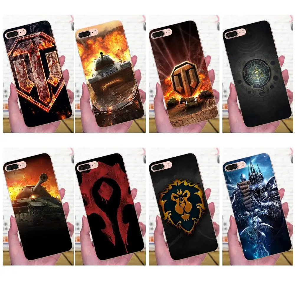 Чехол из ТПУ для телефона Huawei P7 Honor 4C 5A 5C 5X 6 6C 6A 6X 7 7X 8 9 V8 V10 Y3II Y5II Y6II G8 Play Lite World Of Tanks