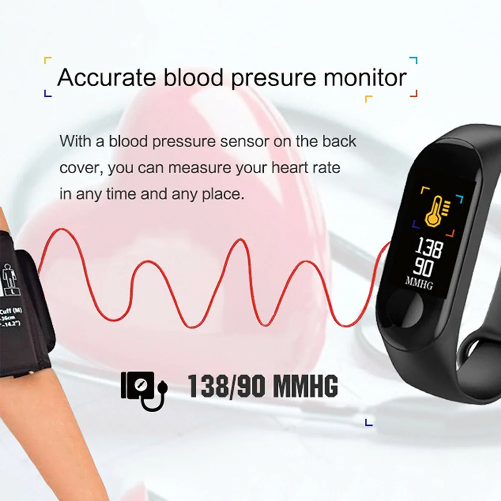

Smart Braclet 0.96in TFT Screen Heart Rate Sports Waterproof Sleep Monitoring Watch DU55