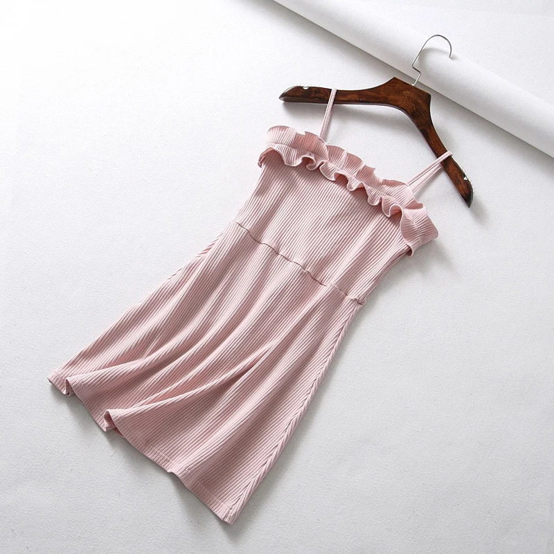Skitzyou vestidos летнее шикарное женское облегающее Белое Мини Платье на бретельках без