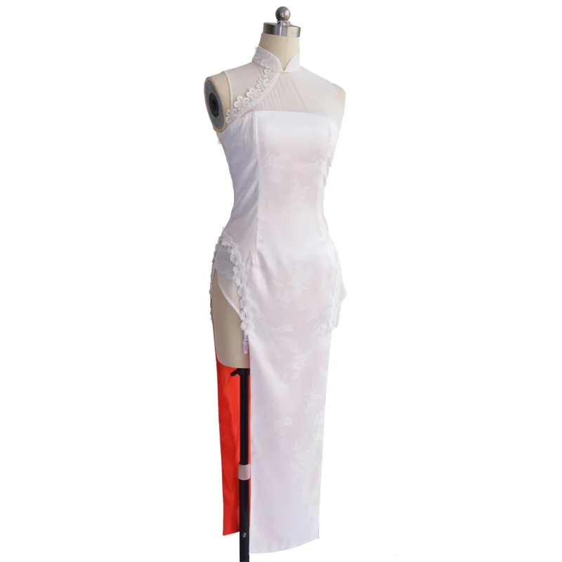 Новинка 2018 костюм для косплея игровой клазур Лейн Такао Женский Белый чонсам