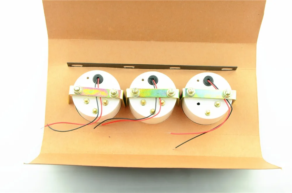 52 мм тройной комплект Амперметр воды датчик температуры масла Датчик давления 3 в