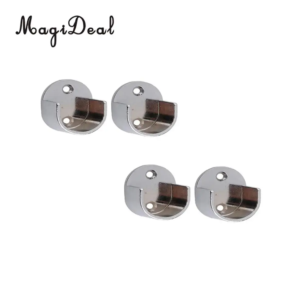 MagiDeal 4x реквизит кронштейн для штор опорный настенное крепление 25 мм|curtain poles