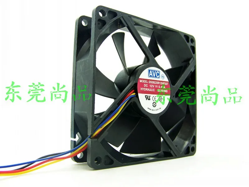 Для AVC DS09225R12HP207 90 мм 9 см DC 12V 0.41A компьютер ПК корпус осевой вентилятор охлаждения |