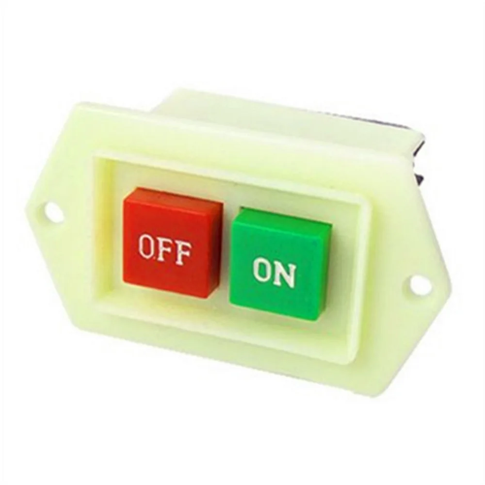 

1 Pc Lime Plastic Red Green Button Switch for Machine Tool