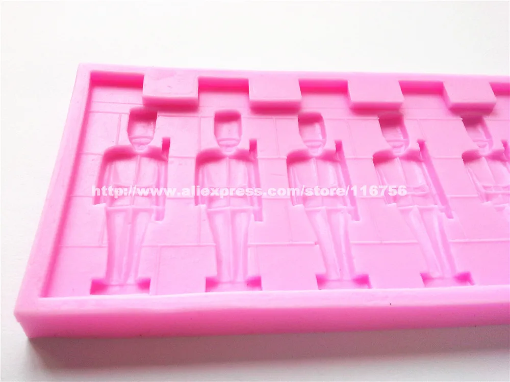 New! Free Shipping Soldier Shaped Silicone Mold Cake Decoration Fondant 3D Food Grade Mould 258 | Дом и сад