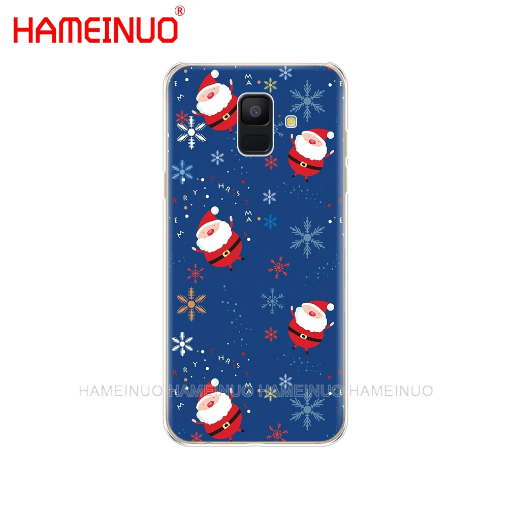HAMEINUO Merry Christmas Санта Клаус Олень год чехол для телефона samsung Galaxy J4 J6 J8 A9 A7 A6 A8 PLUS j7 duo - Цвет: 43197