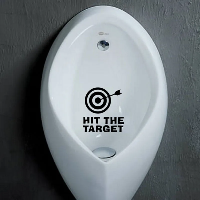 1 шт. водонепроницаемый забавный стикер для унитаза хит цель ванная комната