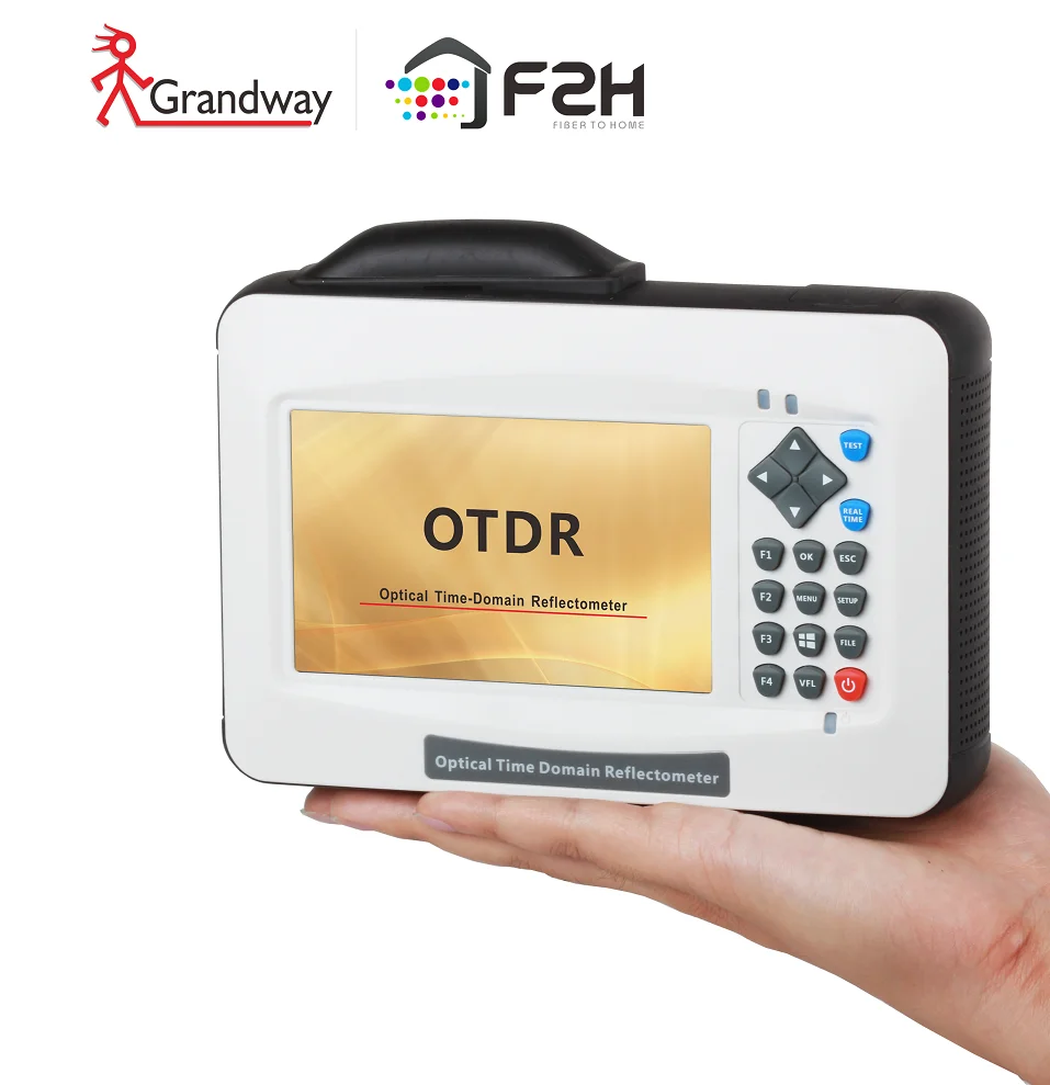 [Новинка Grandway!] F2H Mini OTDR 1625nm PON 35 дБ Встроенный VFL измеритель мощности 5 дюймовый