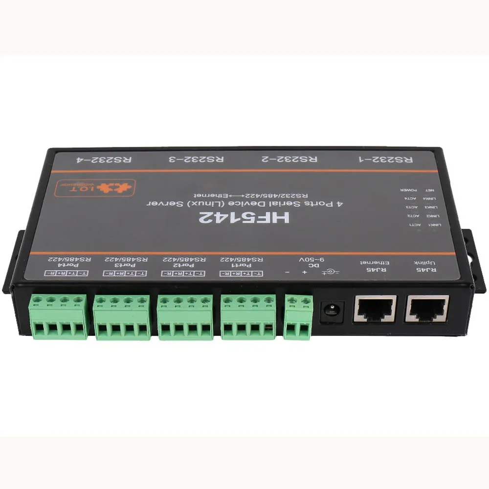 Серверное устройство с 4 портами система Linux RS232/RS485/RS422 для Ethernet конвертера TCP IP Telnet