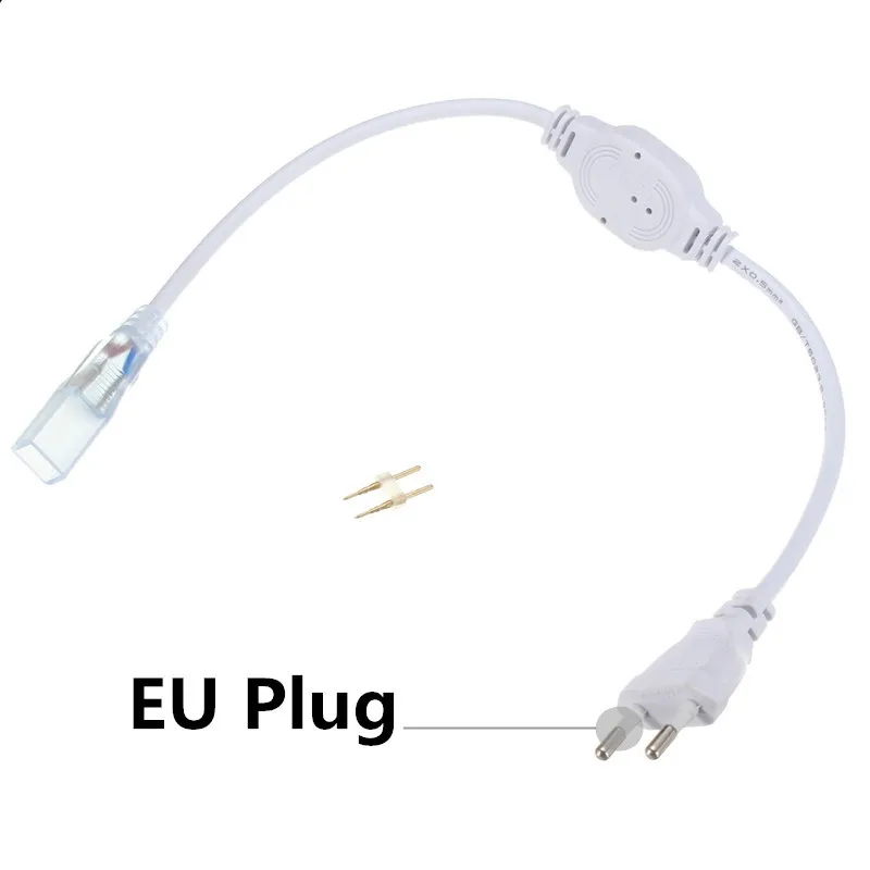 Новинка розетка US/EU с 2 штырьками для светодиодной ленты 5050 SMD светильник вая