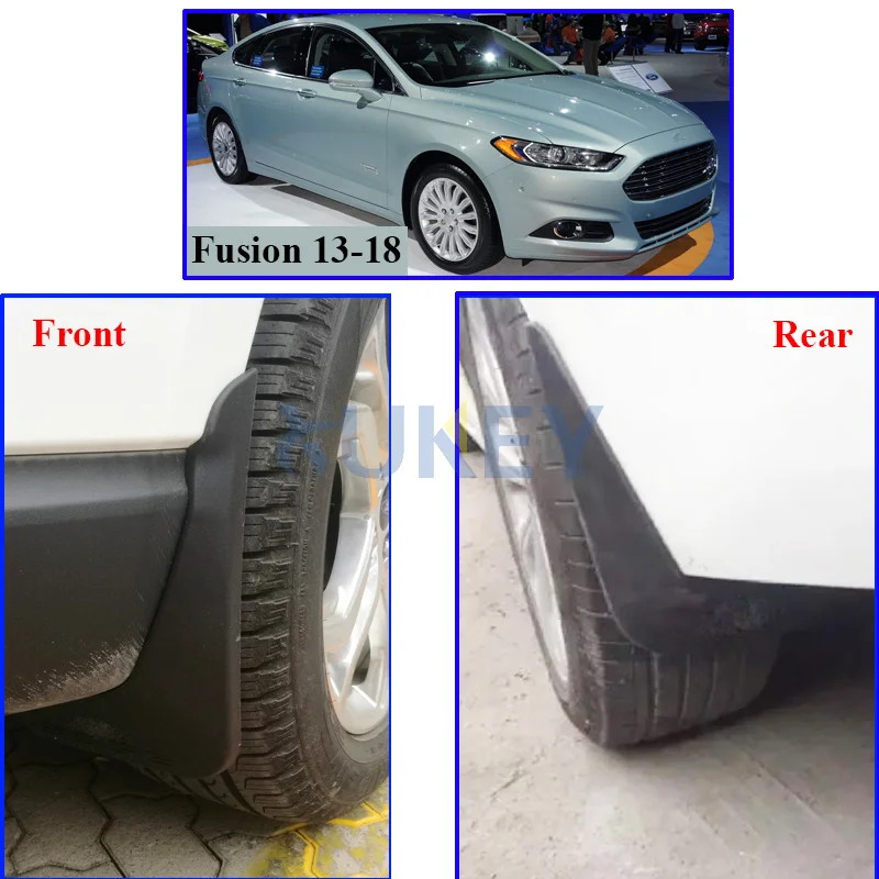 Брызговики для Ford Fusion Mondeo 2013 2014 2015 2016 2017 2018 4 шт.|splash guard|mud flapsmud flap accessories |
