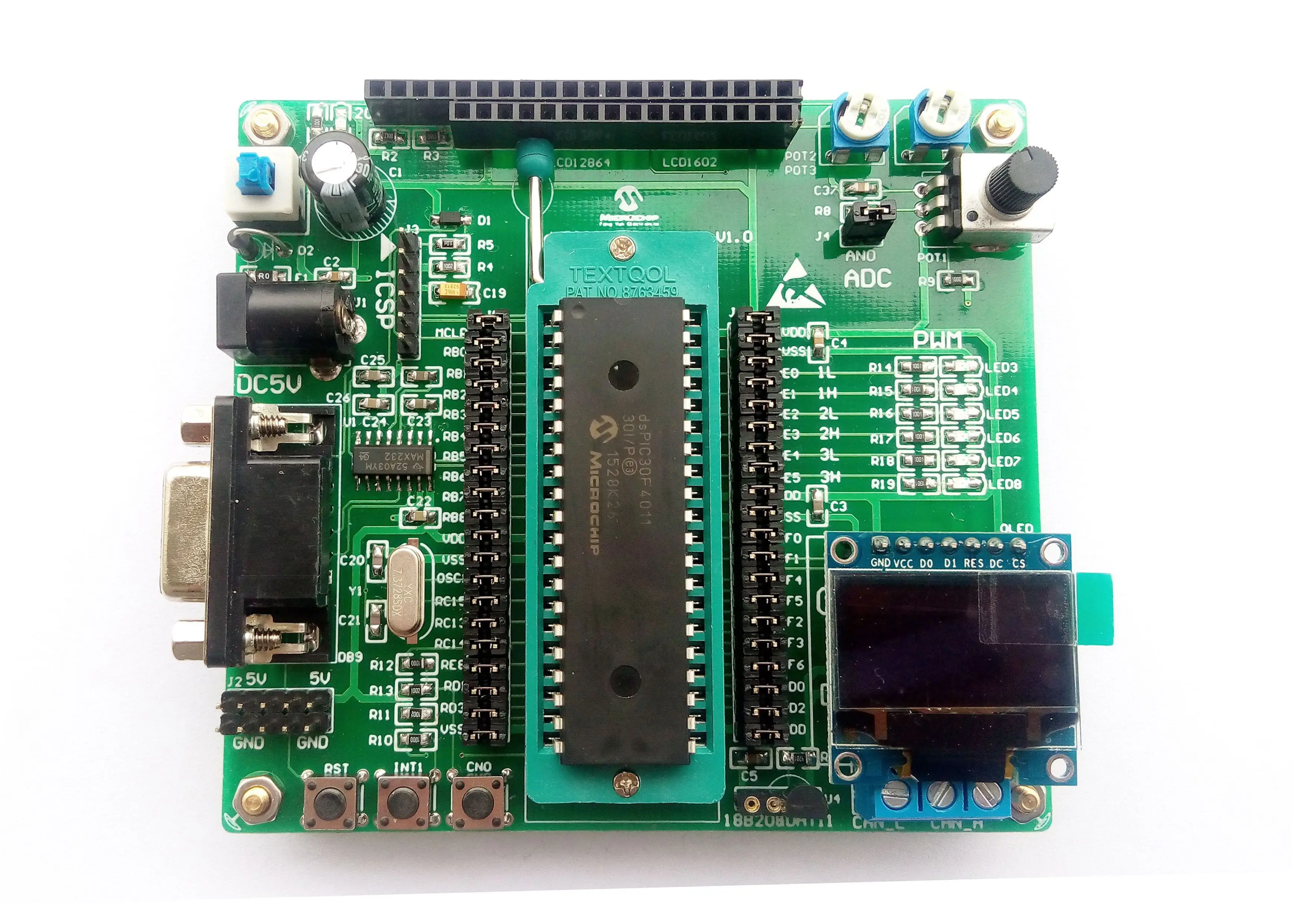 DsPIC Development Board Experimental DSP System DsPIC30F4011 PDIP Packaging | Бытовая техника