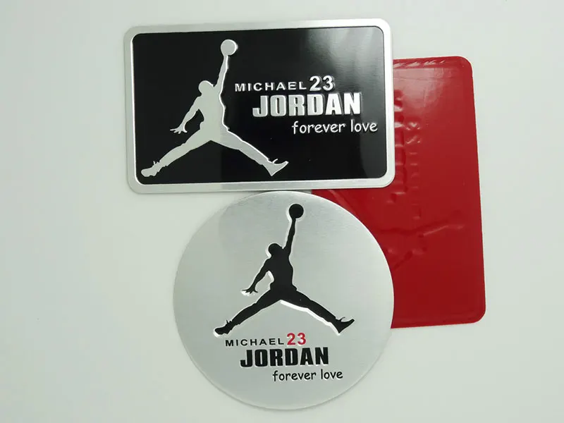 3D металла НБА Майкл 23 Jordan Forever love Jumpman эмблема Стикеры на декор автомобилей
