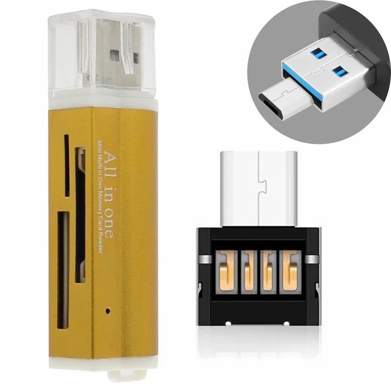 Многофункциональное устройство для чтения карт Micro SD TF USB 2 0 OTG адаптер сотовых