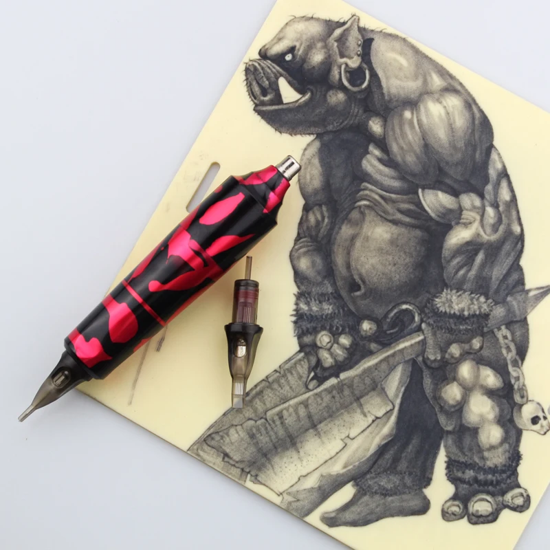 Тату иглы для тату Вращающаяся ручка круглая подводка товары растушевки