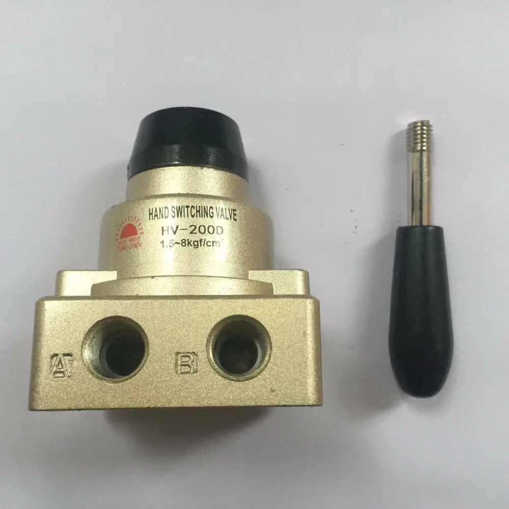 

1pcs VH200-02 4 way 3 position 1/4" BSPT Hand Lever Air Valve Closed Center