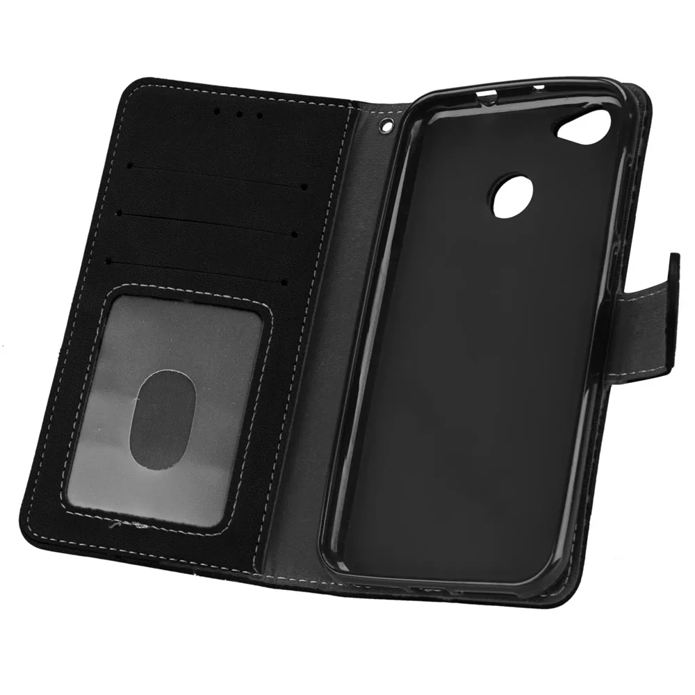 Матовый чехол бумажник для ZTE Blade A6 / LITE подставка с 3 отделениями карт откидной A 6 a