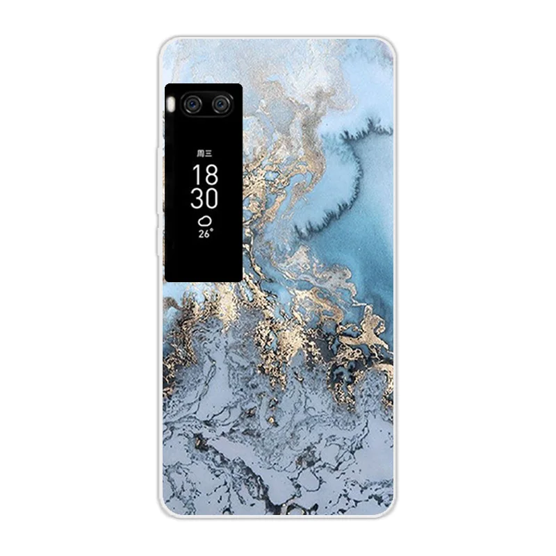 Для Meizu Pro 7 Plus задняя крышка Роскошные Мягкие силиконовые темные чехлы для