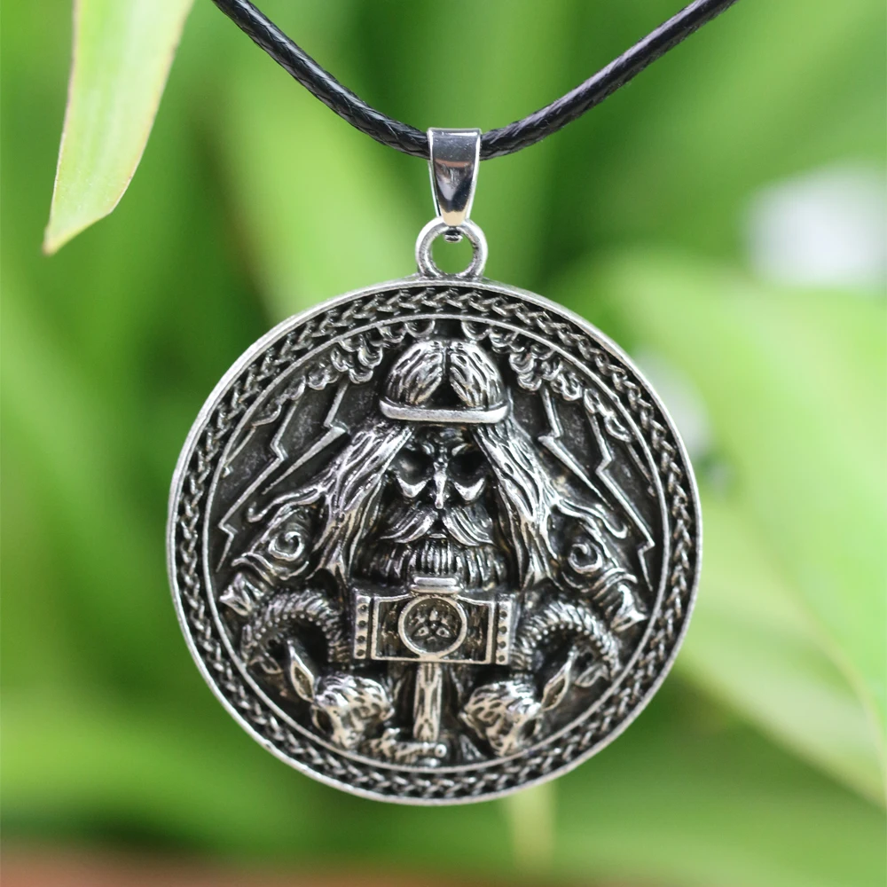 Ожерелье LangHong с подвеской из амулет Викинга 10 шт.|pendant necklace|thor necklacetalisman necklace |