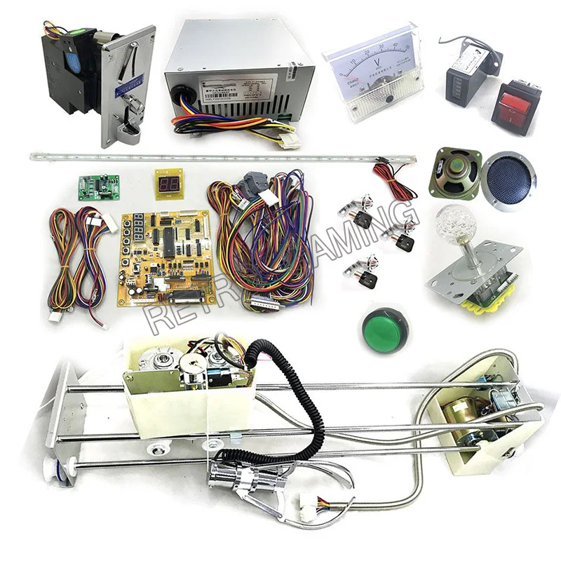 Кран Козловой комплект Запчасти с краном игра PCB плата монетоприемник пуговицы