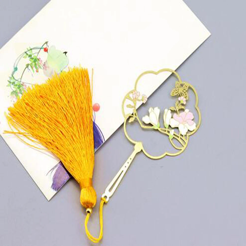 Цветная веер XRHYY Закладка для книг ручной работы материал чтения чтение червей с