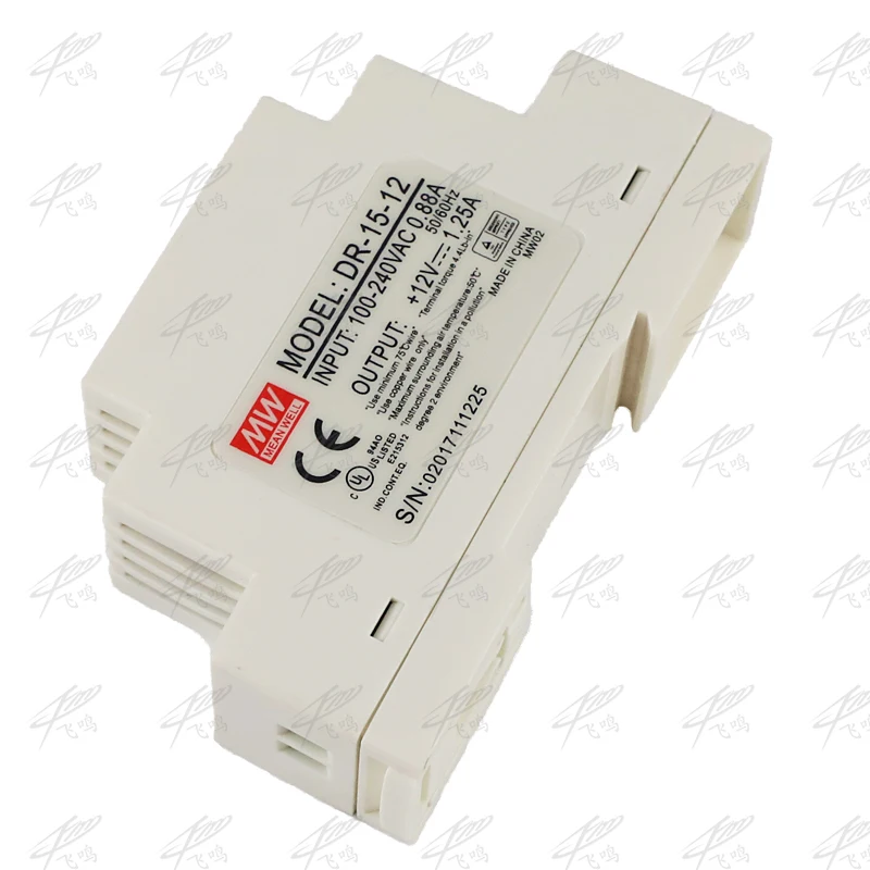 DR-15-24 15W 24V 0.63A одиночный выход промышленный din-рейку источник питания DC |