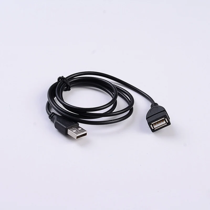 USB кабель-удлинитель, Супер Скоростной USB 2,0 кабель для мужчин и женщин, 1 м, кабель-удлинитель для синхронизации данных USB 2,0